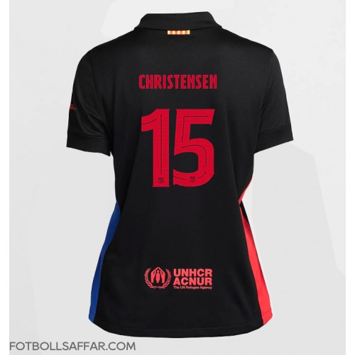 Barcelona Andreas Christensen #15 Bortatröja Dam 2024-25 Kortärmad